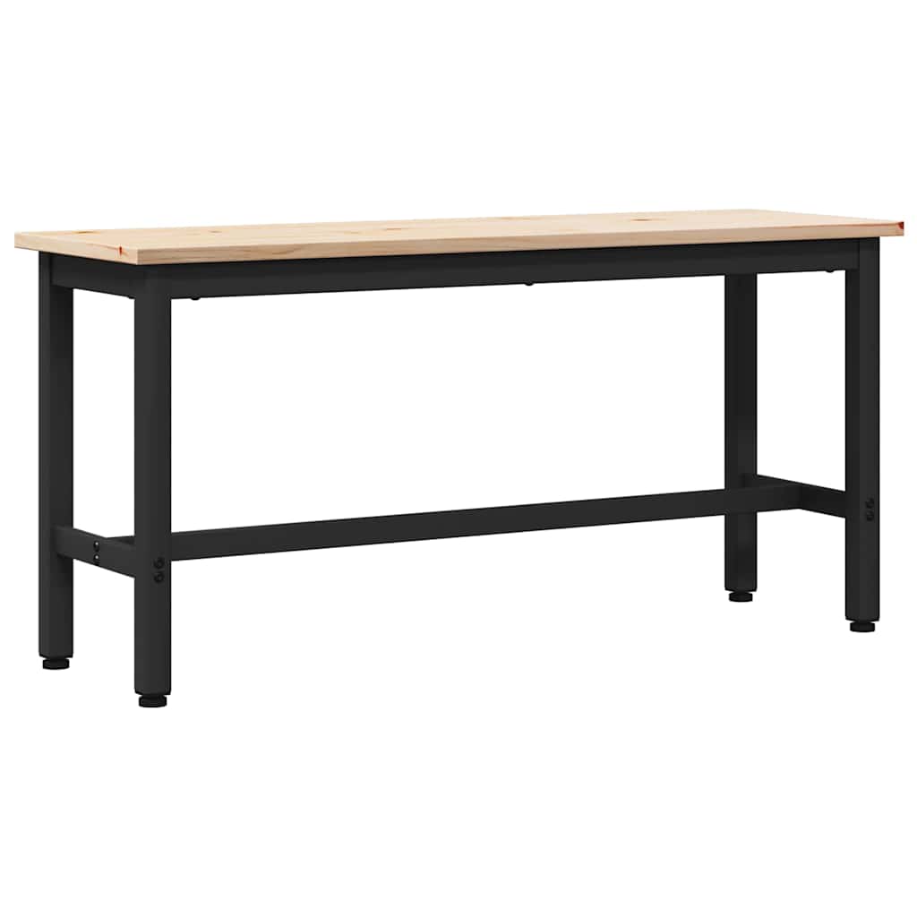 Spisebenker 2 pcs Naturlig 100 x 32,5 x 49 cm Massivt furutre