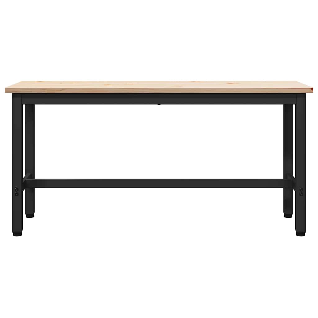 Spisebenker 2 pcs Naturlig 100 x 32,5 x 49 cm Massivt furutre