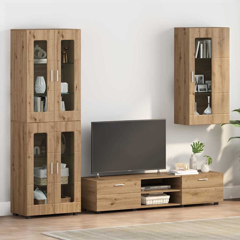Tre skap Artisan Eik 50 x 29 x 100 cm Konstruert tre