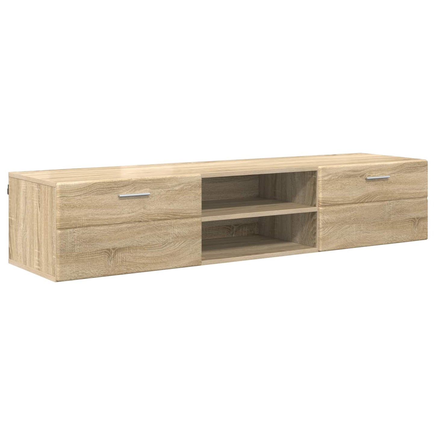 Tre skap med skuff Sonoma eik 150 x 39 x 30 cm Konstruert tre