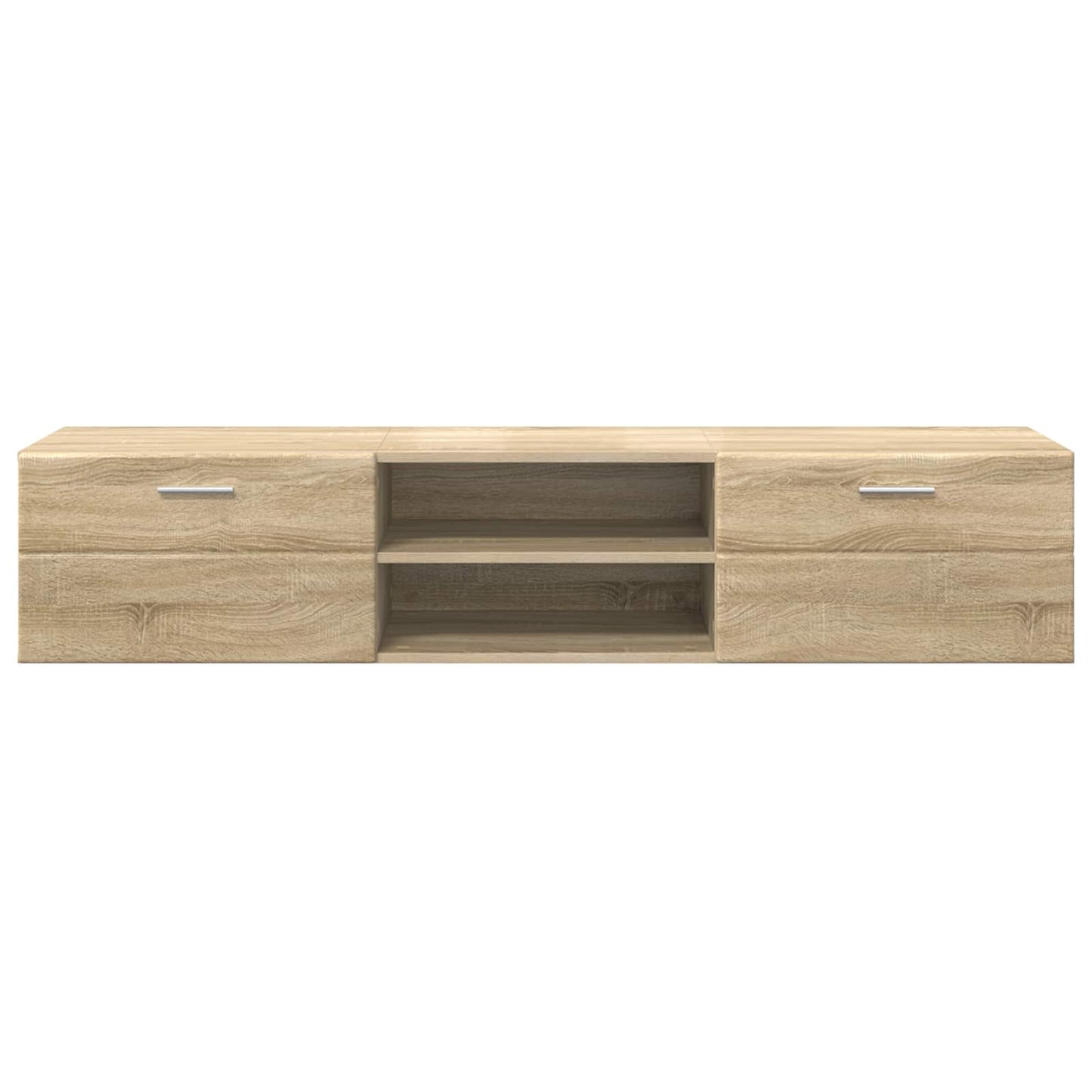 Tre skap med skuff Sonoma eik 150 x 39 x 30 cm Konstruert tre
