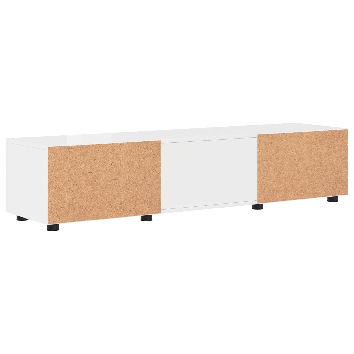 Tre skap med skuff Betonggrå 150 x 39 x 30 cm Konstruert tre