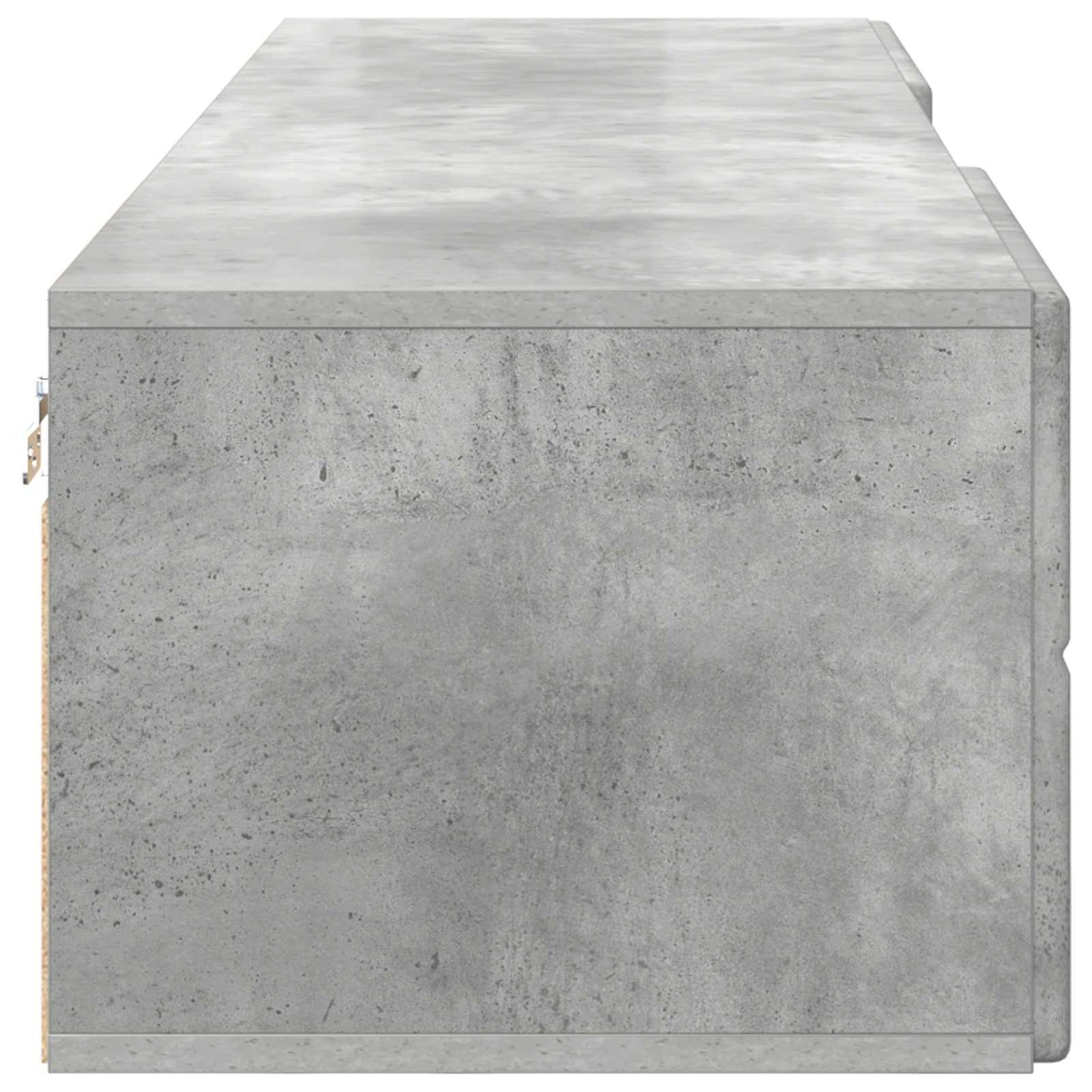 Tre skap Høyglanset hvit 150 x 39 x 30 cm Konstruert tre