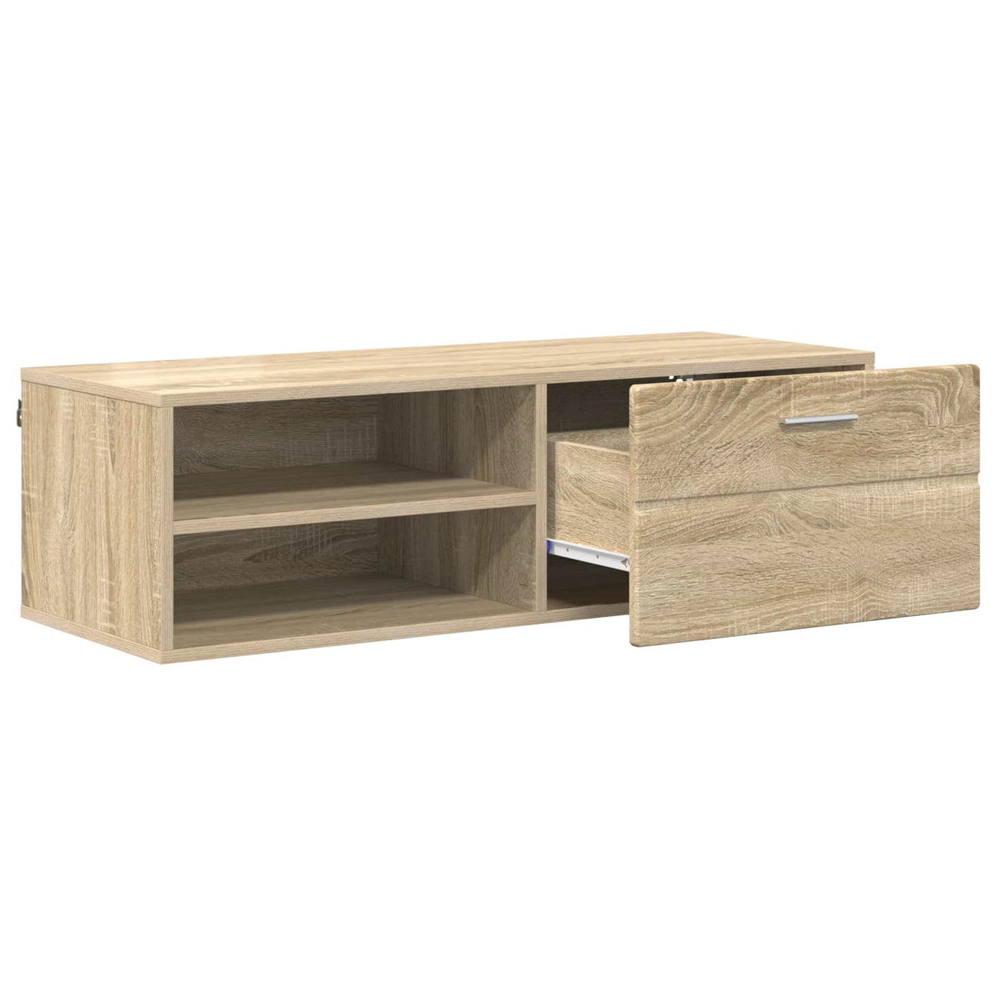 Tre skap med skuff Sonoma eik 100,5 x 39 x 30 cm Konstruert tre