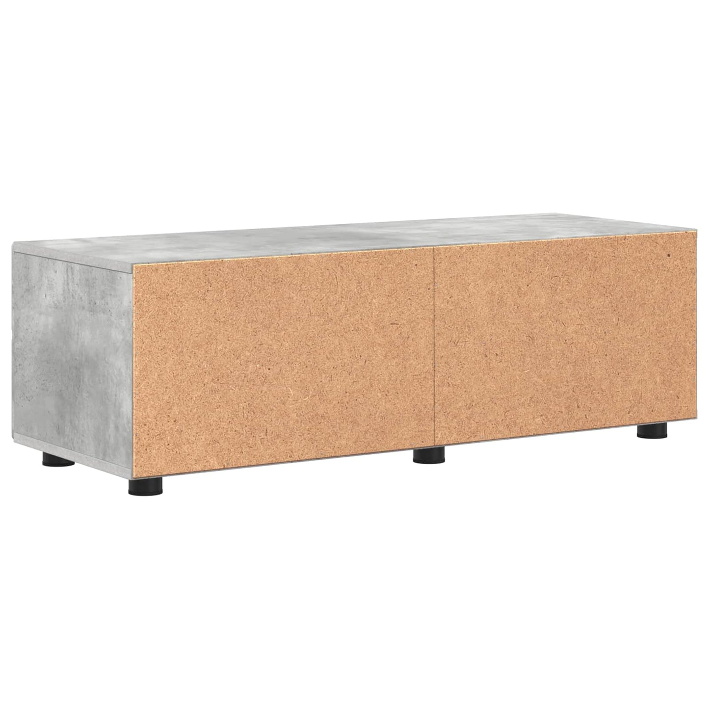 Tre skap Høyglanset hvit 100,5 x 39 x 30 cm Konstruert tre