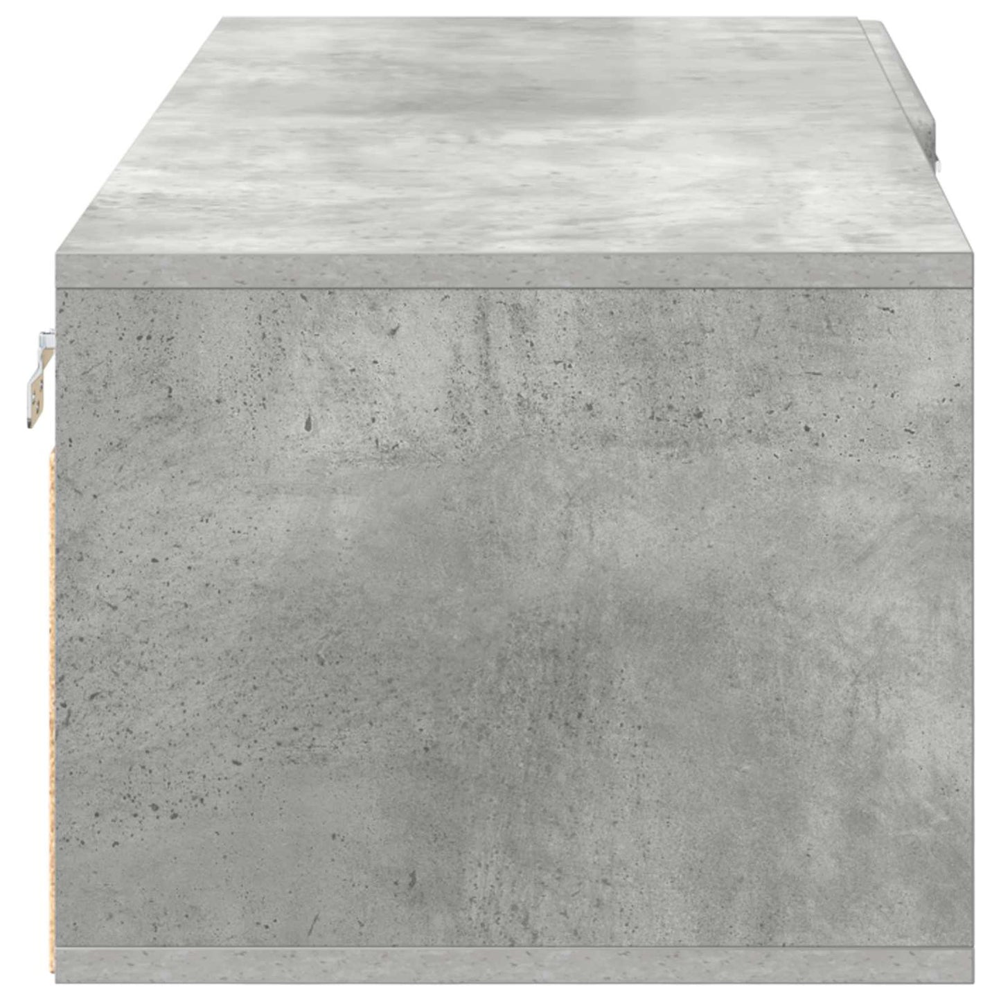 Tre skap Høyglanset hvit 100,5 x 39 x 30 cm Konstruert tre