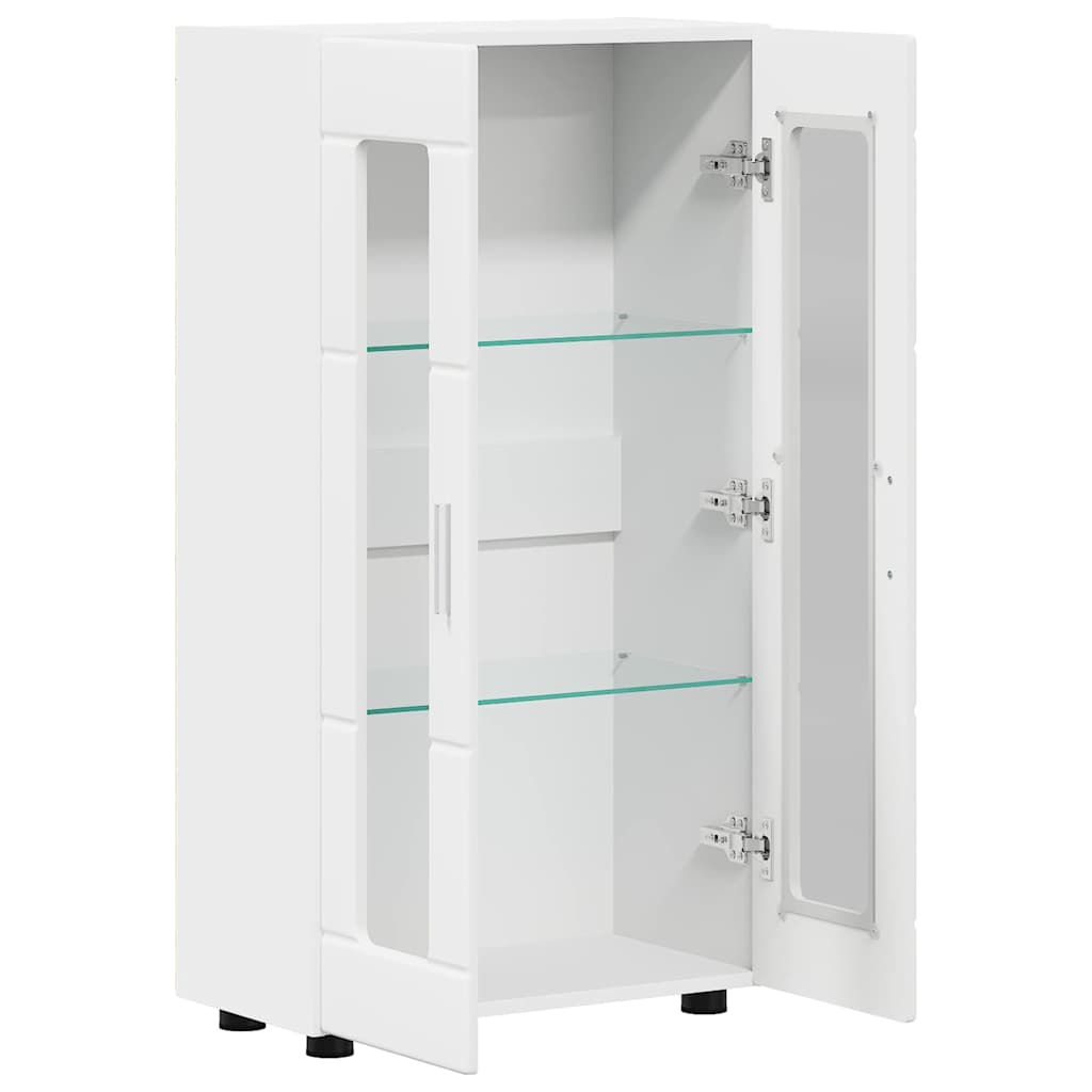 Serviesskap FLORIN Hvit 55,5 x 29 x 100 cm Konstruert tre