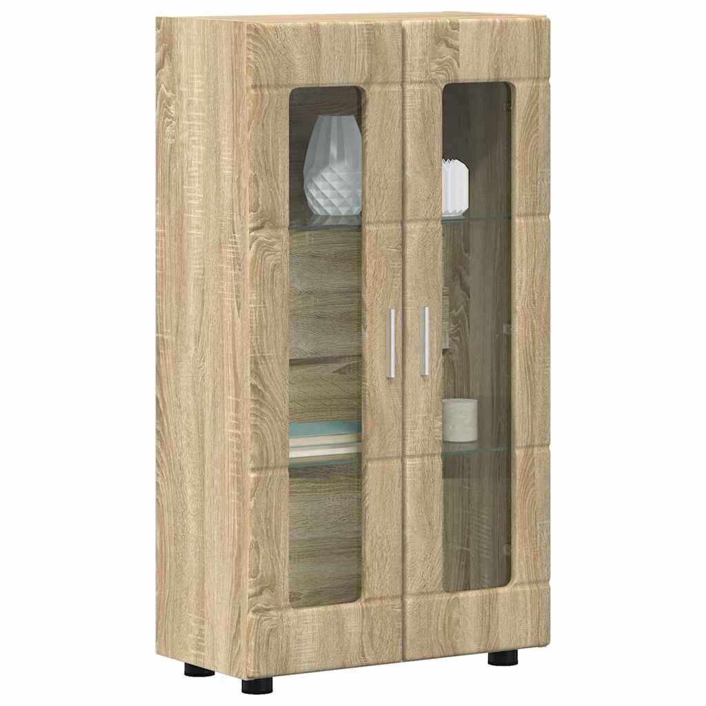 Serviesskap FLORIN Sonoma eik 55,5 x 29 x 100 cm Konstruert tre