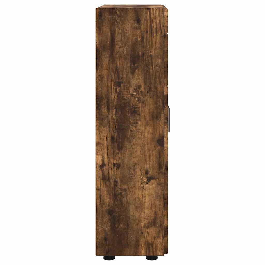 Serviesskap FLORIN Røkt eik 55,5 x 29 x 100 cm Konstruert tre