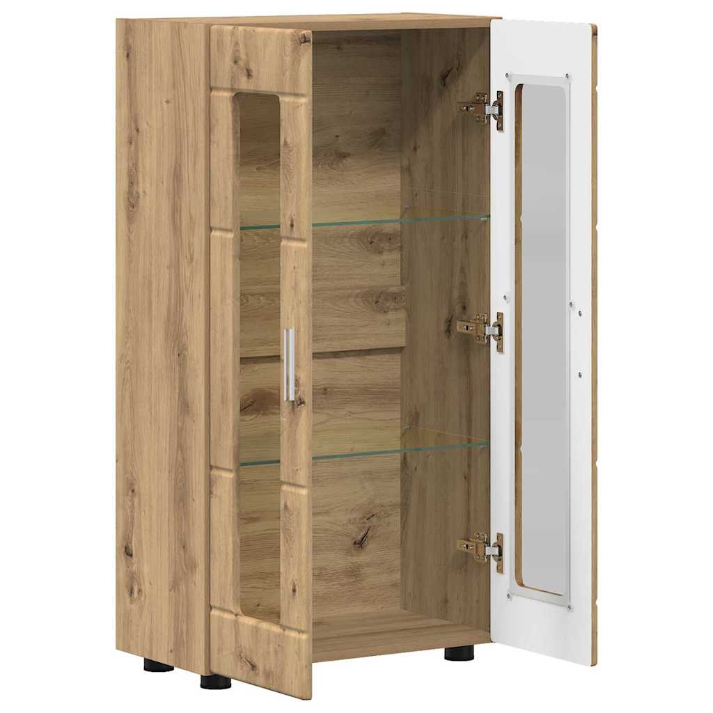 Serviesskap med hylle FLORIN Artisan Eik 55,5 x 29 x 100 cm