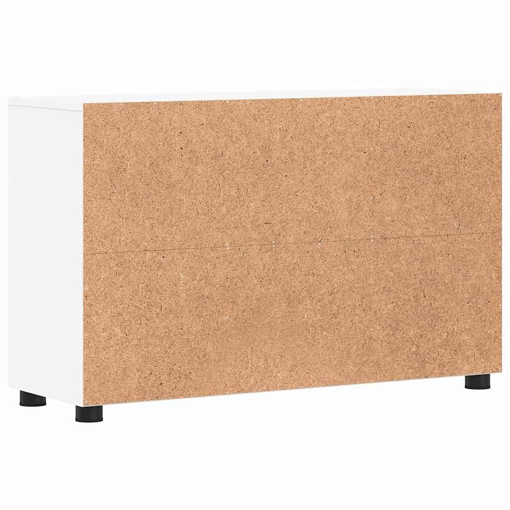 Serviesskap FLORIN Hvit 88,5 x 30,5 x 55,5 cm Konstruert tre