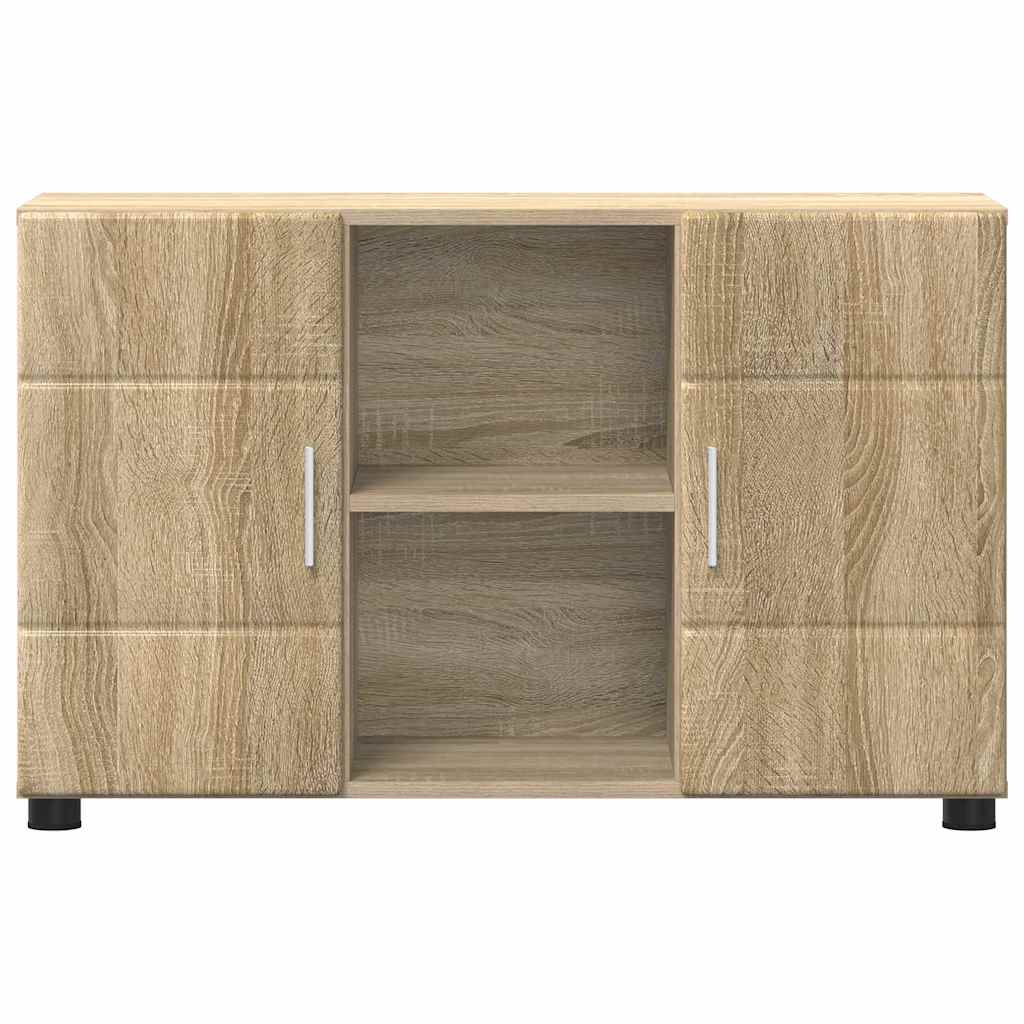 Serviesskap med hylle FLORIN Sonoma eik 88,5 x 30,5 x 55,5 cm