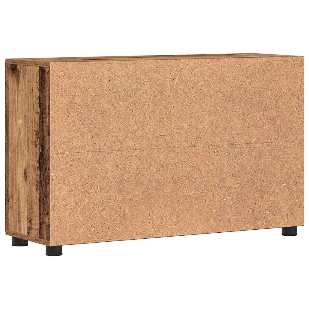 Serviesskap med hylle FLORIN Gammelt tre 88,5 x 30,5 x 55,5 cm