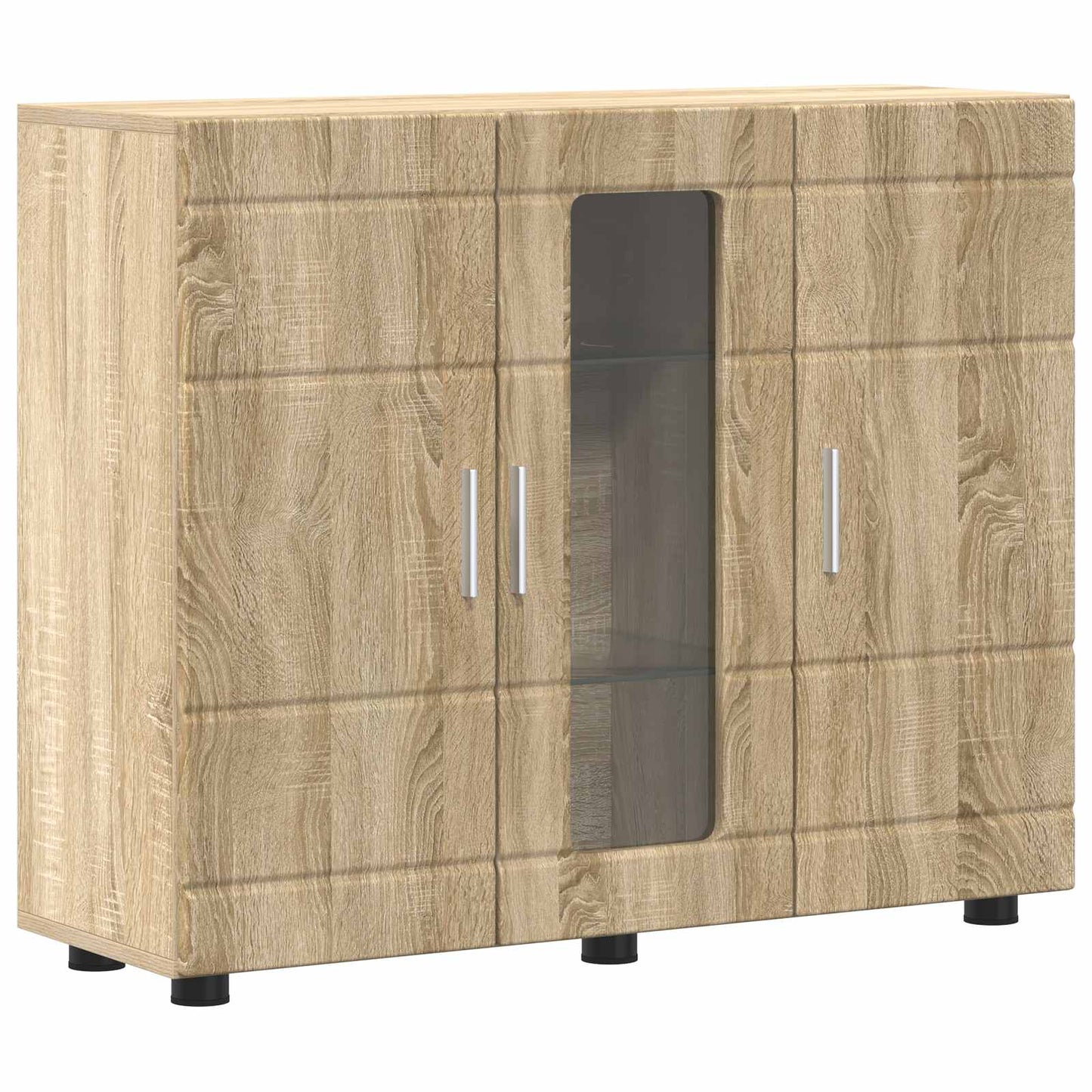Tre skap Sonoma eik 88,5 x 30,5 x 73 cm Konstruert tre