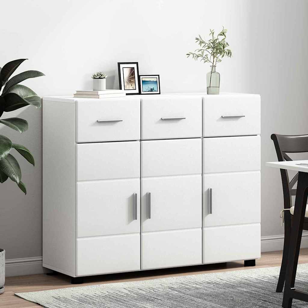 Serviesskap FLORIN 88,5 x 30,5 x 73 cm Hvit Konstruert tre