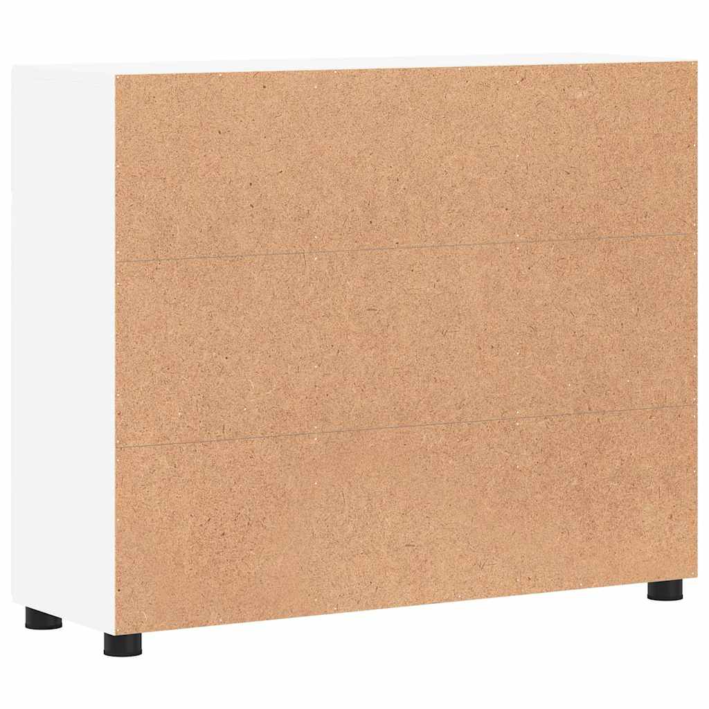 Serviesskap FLORIN 88,5 x 30,5 x 73 cm Hvit Konstruert tre