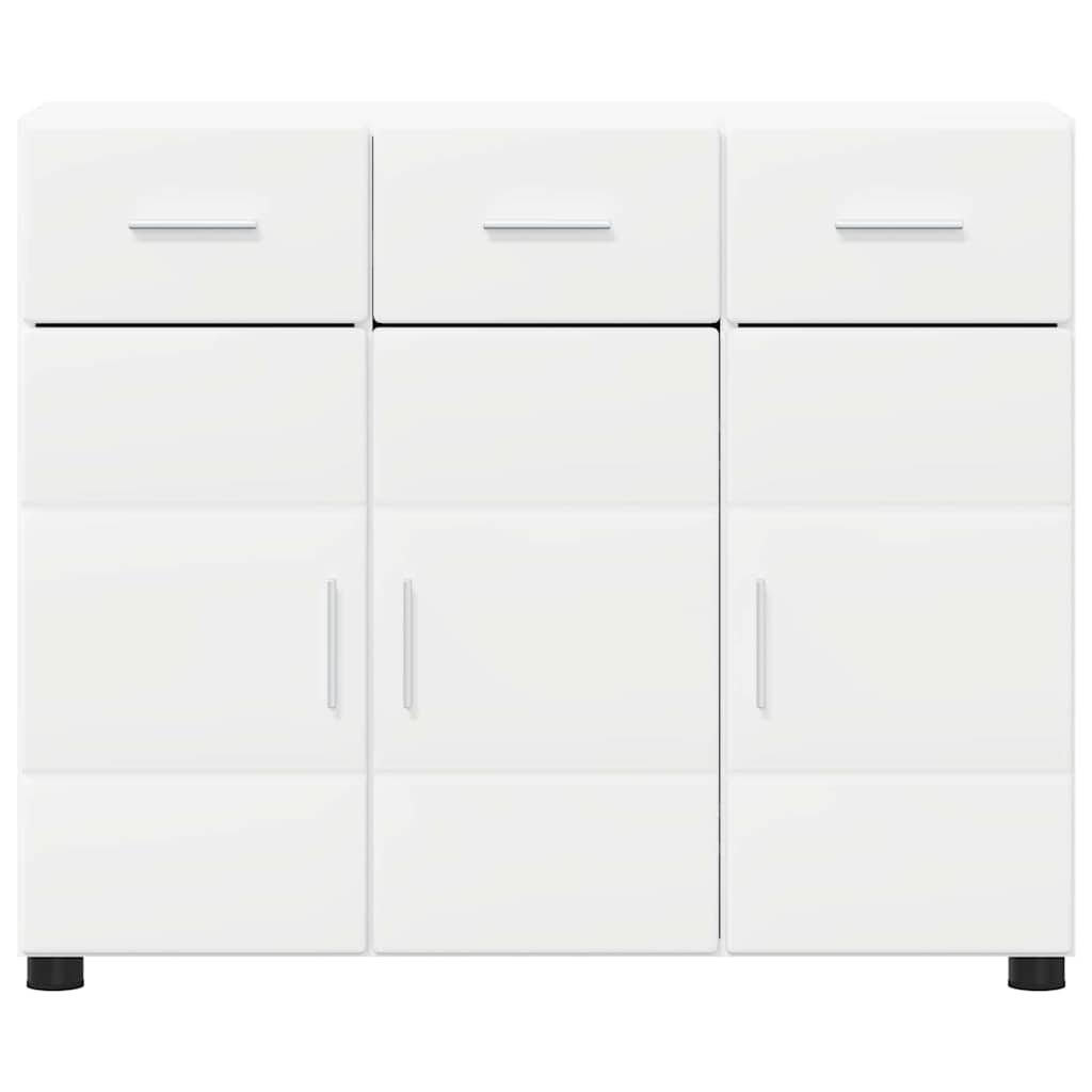 Serviesskap FLORIN 88,5 x 30,5 x 73 cm Hvit Konstruert tre