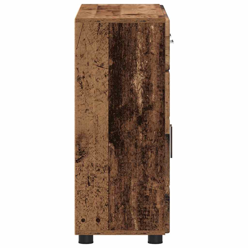 Serviesskap FLORIN 88,5 x 30,5 x 73 cm Gammelt tre