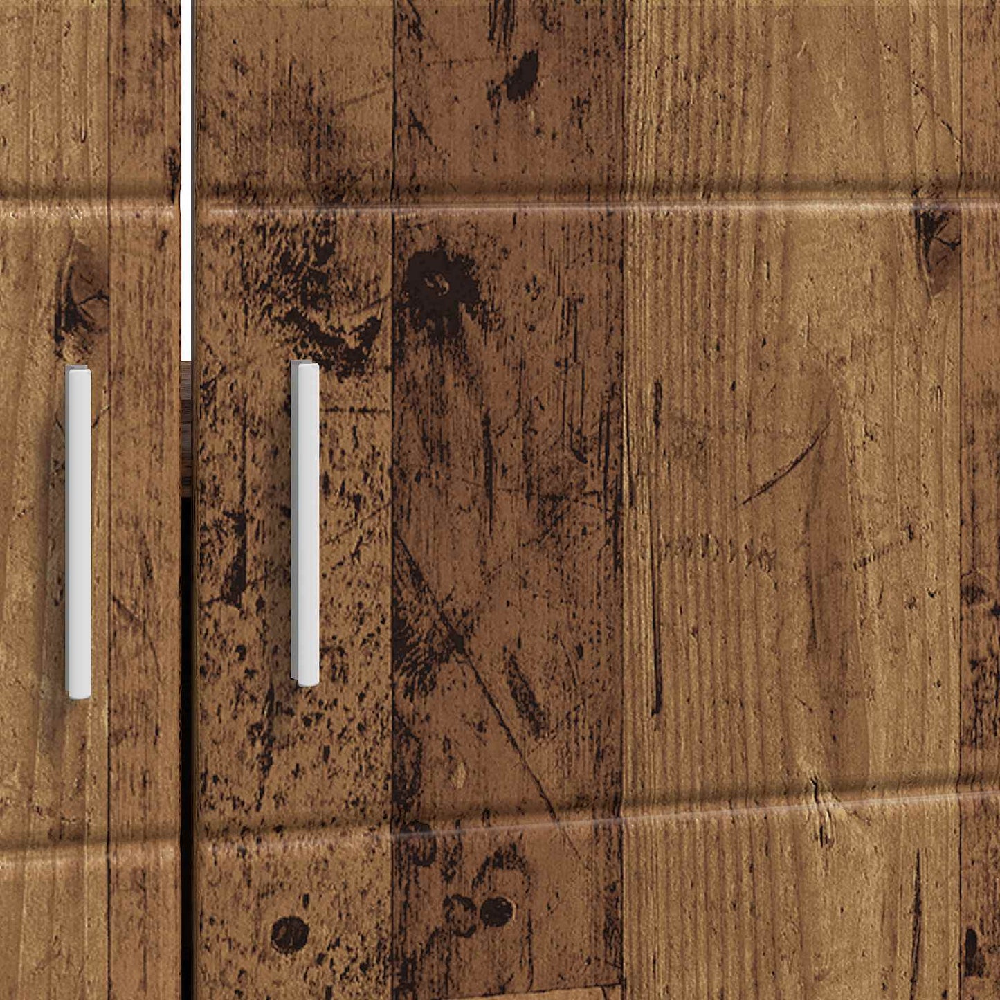 Baderomsskapsett med lagring TULUM Gammelt tre 60 x 34 x 63 cm