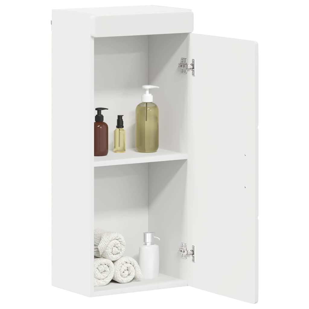 Baderom veggskap TULUM Hvit 37 x 24,5 x 86 cm Konstruert tre