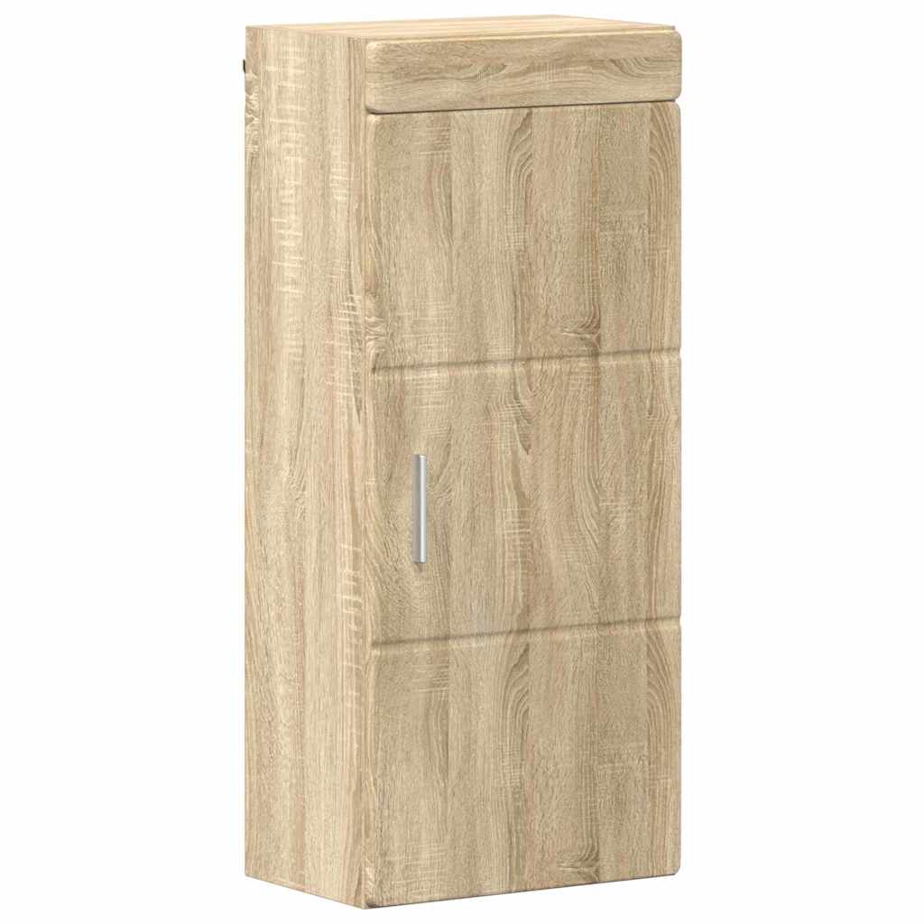 Baderom veggskap med hylle TULUM Sonoma eik 37 x 24,5 x 86 cm