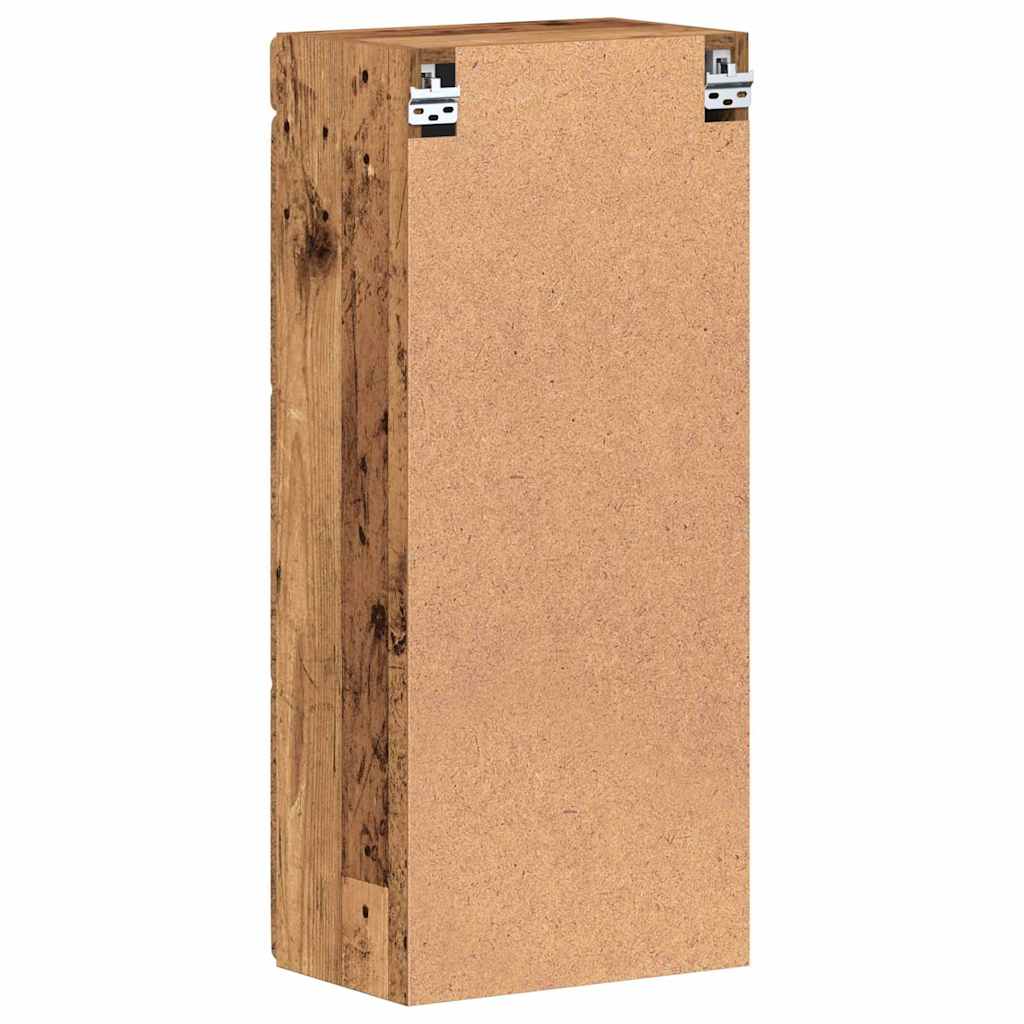 Baderom veggskap med hylle TULUM Gammelt tre 37 x 24,5 x 86 cm