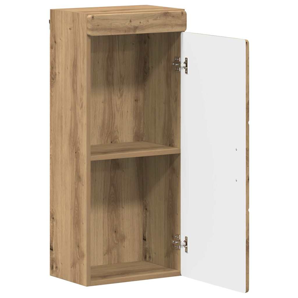 Baderom veggskap med hylle TULUM Artisan Eik 37 x 24,5 x 86 cm