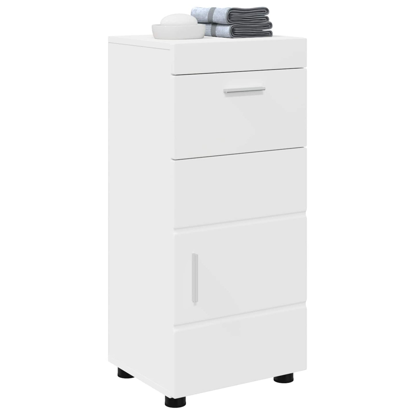 Baderomsskapsett TULUM Hvit 37 x 31,5 x 82 cm Konstruert tre