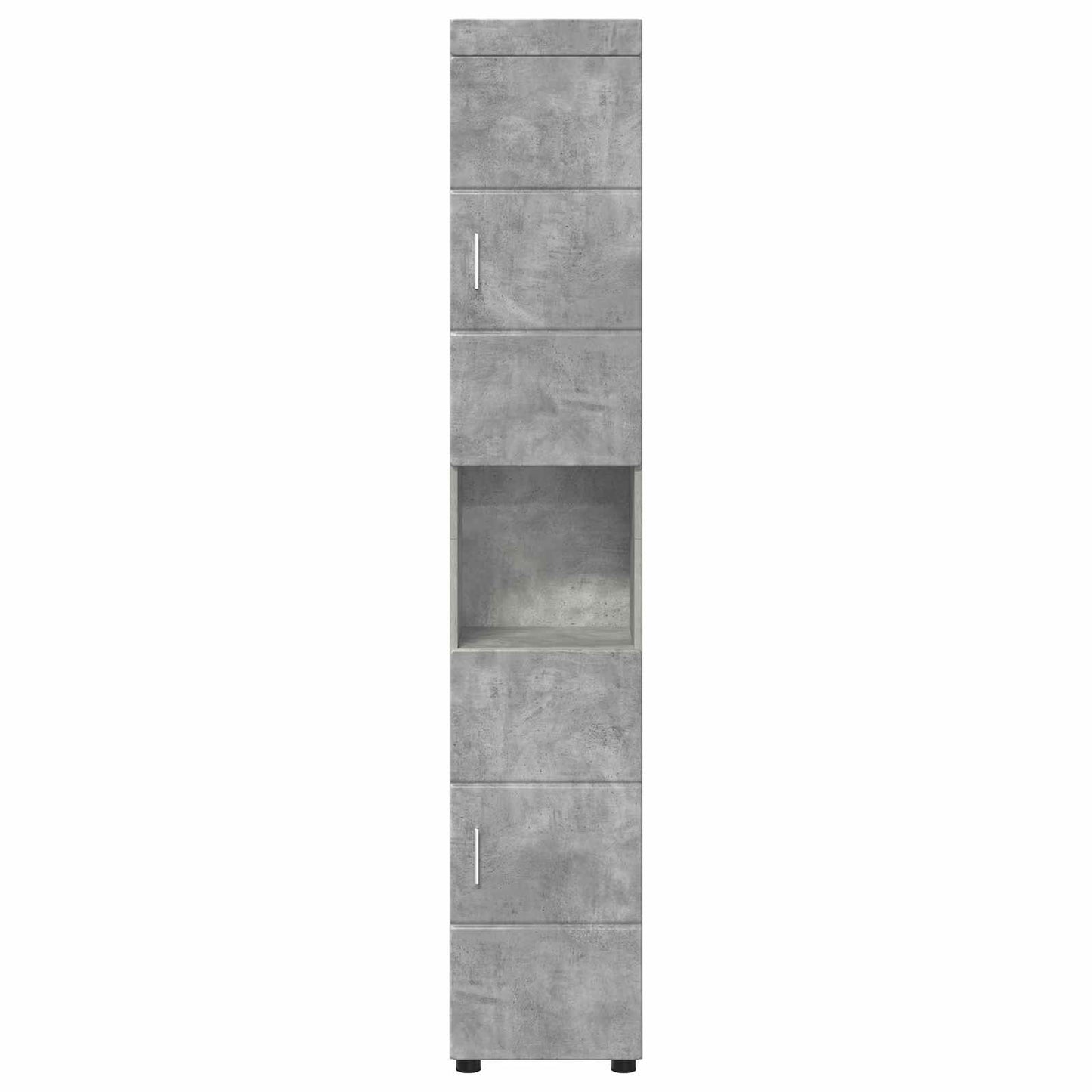 Baderomsskapsett med lagring TULUM Betonggrå 37 x 31,5 x 203 cm