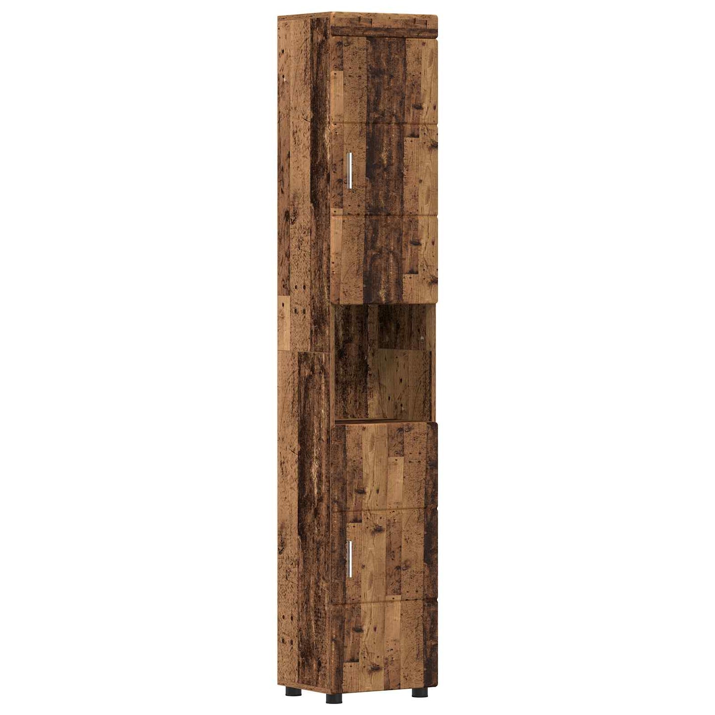Baderomsskapsett TULUM Gammelt tre 37 x 31,5 x 203 cm