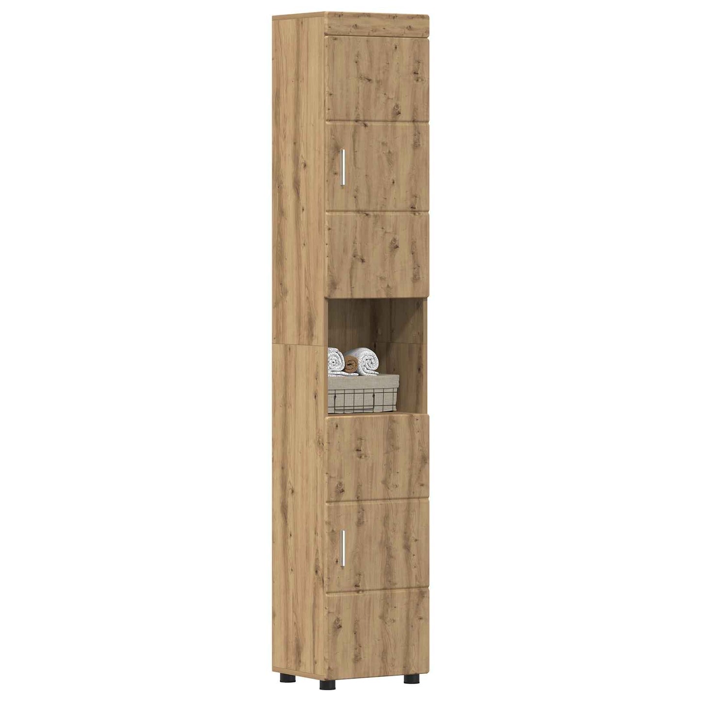 Baderomsskapsett TULUM Artisan Eik 37 x 31,5 x 203 cm