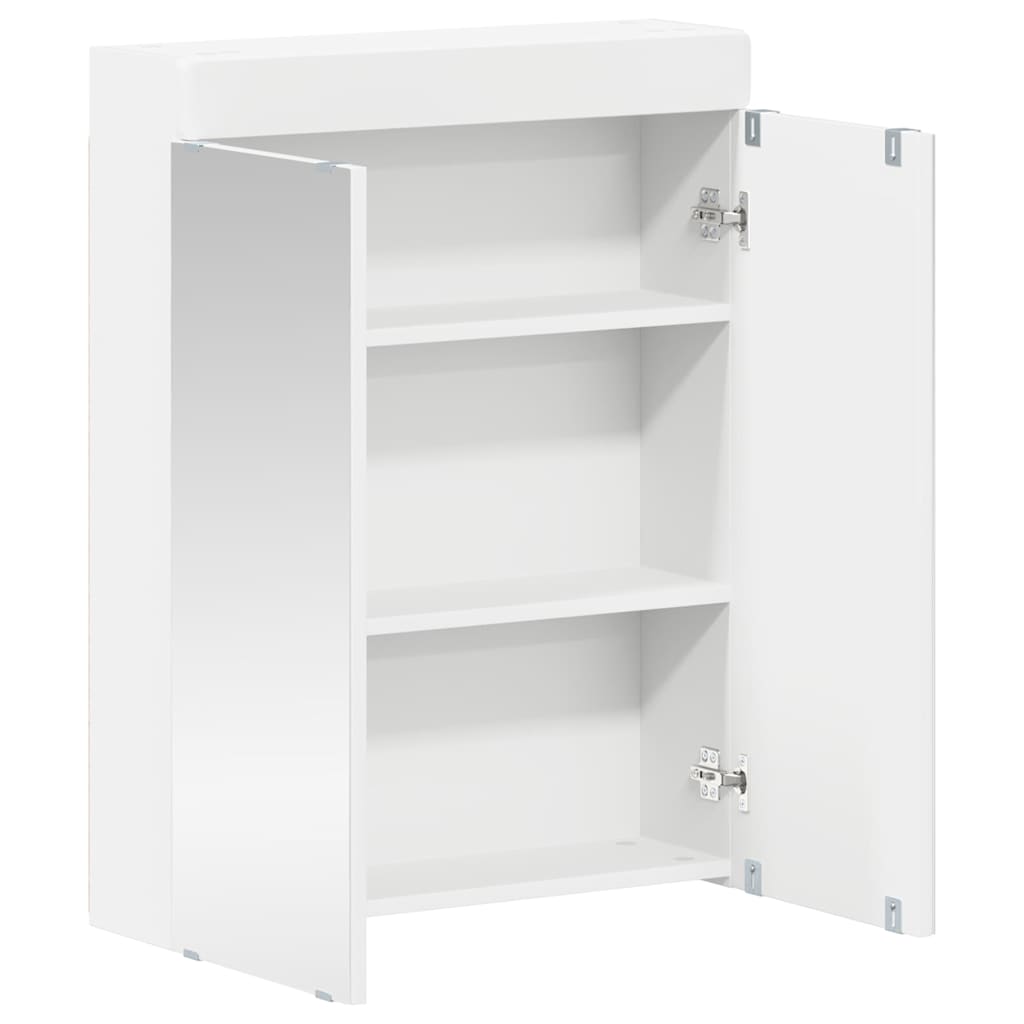 Baderomsspeilskap TULUM Hvit 60 x 16,5 x 78 cm Konstruert tre