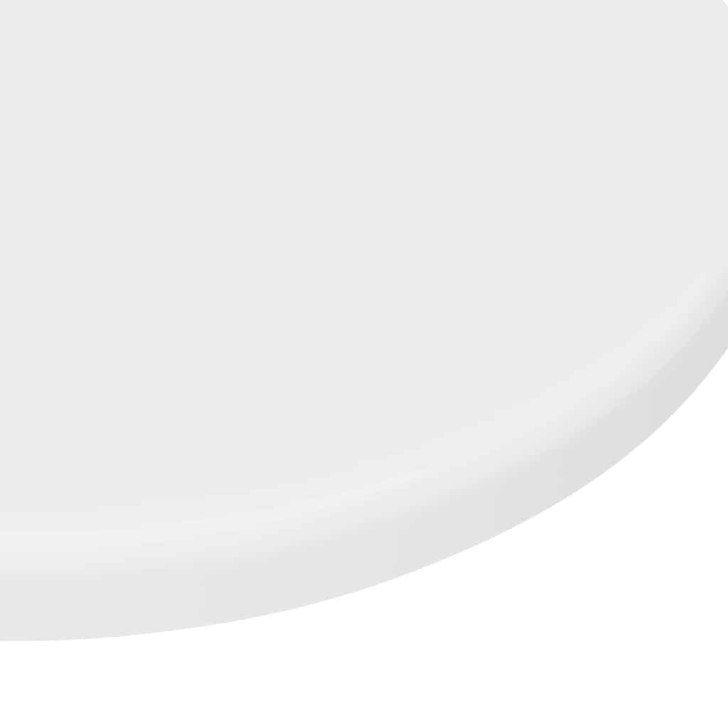 Bordplate Ø 30 x 1,5 cm Rund Konstruert tre Hvit