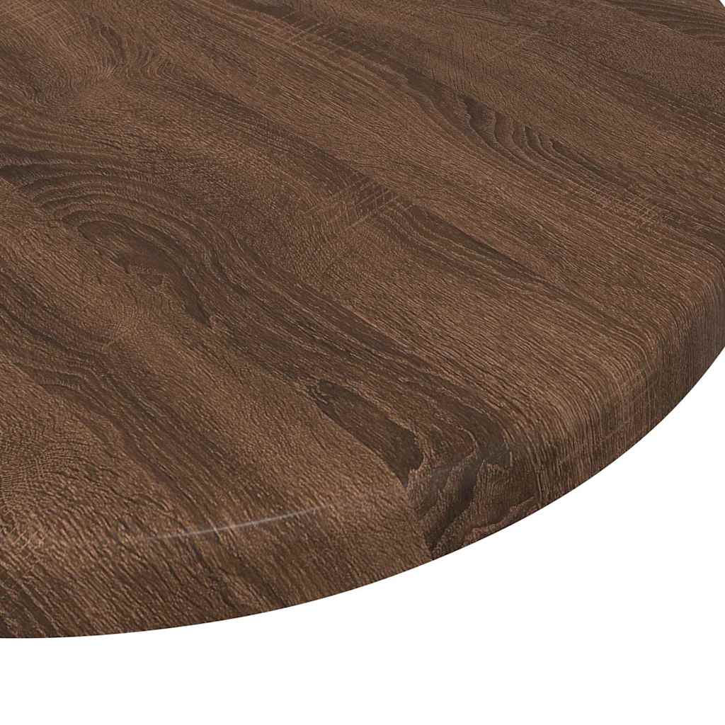 Bordplate brun eik Ø 30 x 1,5 cm Konstruert tre