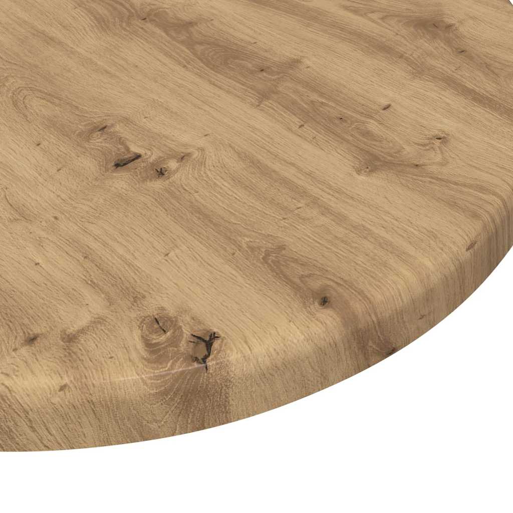 Bordplate Ø 30 x 1,5 cm Rund Konstruert tre artisan eik