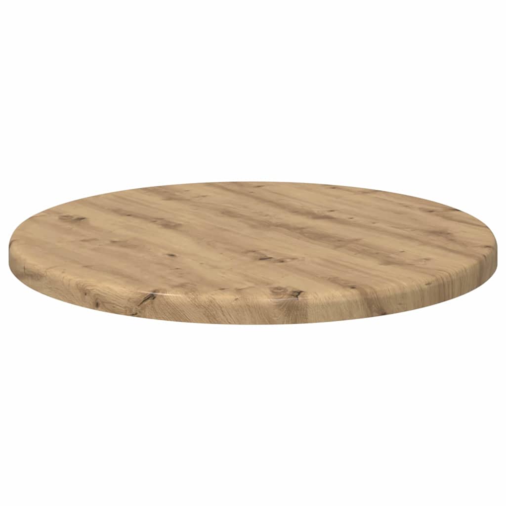 Bordplate Ø 30 x 1,5 cm Rund Konstruert tre artisan eik