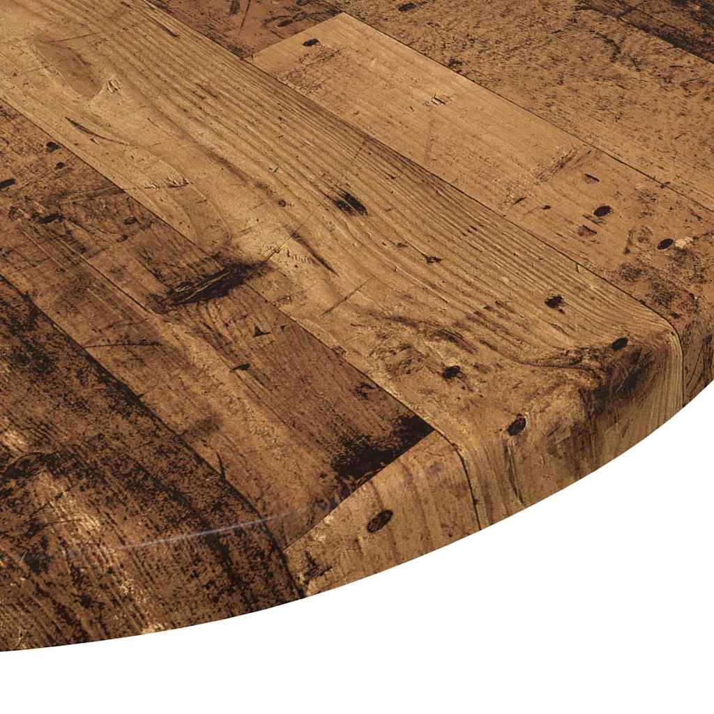 Bordplate Gammelt tre Ø 40 x 1,5 cm Konstruert tre