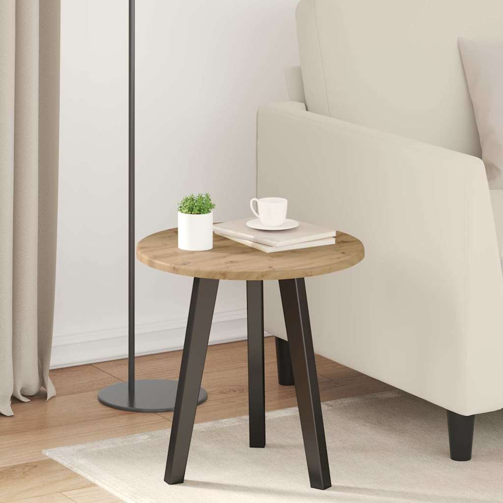 Bordplate Ø 40 x 1,5 cm Rund Konstruert tre artisan eik
