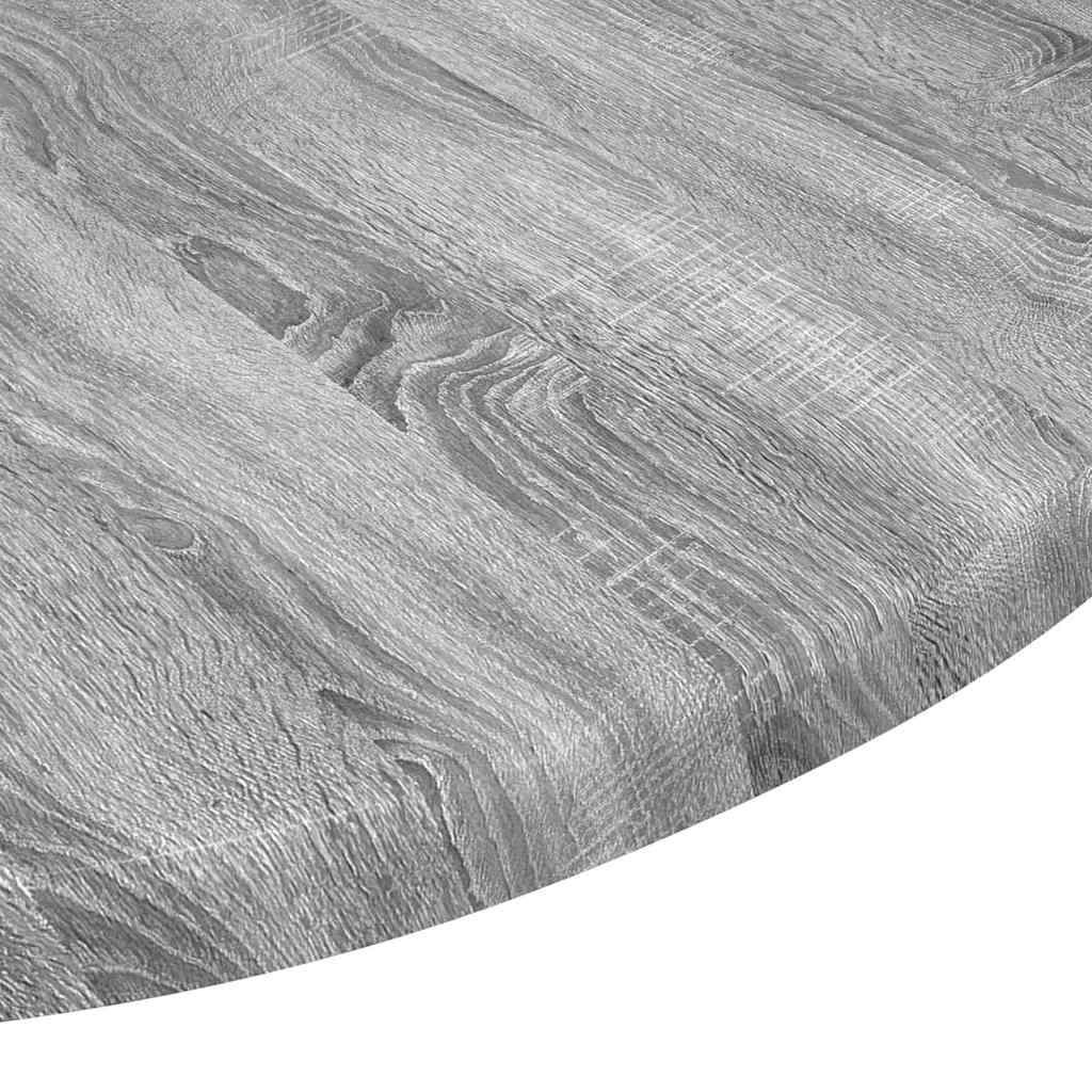 Bordplate Grå sonoma Ø 50 x 1,5 cm Konstruert tre