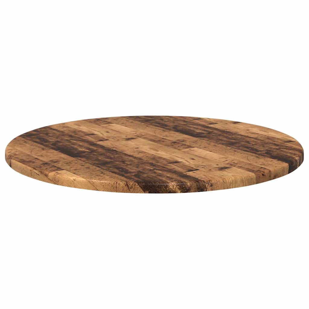 Bordplate Gammelt tre Ø 50 x 1,5 cm Konstruert tre