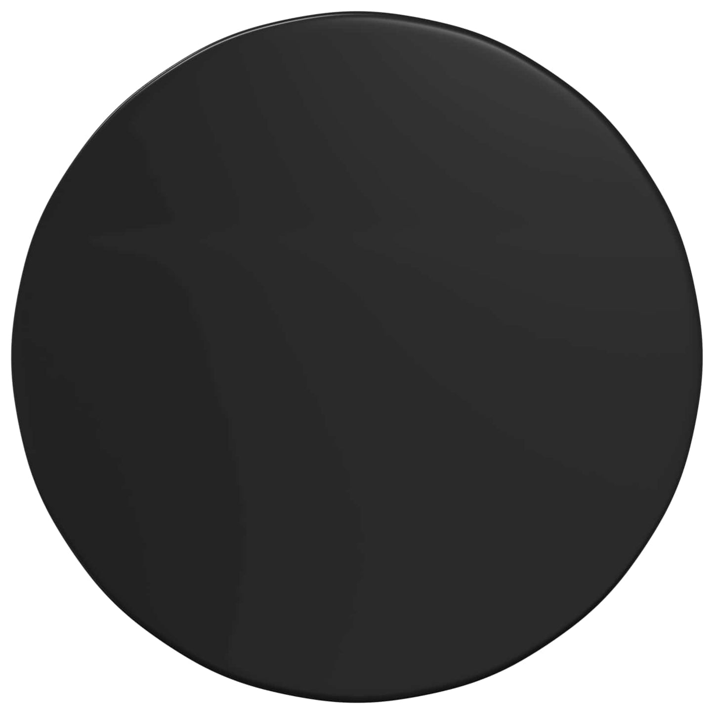 Bordplate Svart Ø 60 x 1,5 cm Konstruert tre