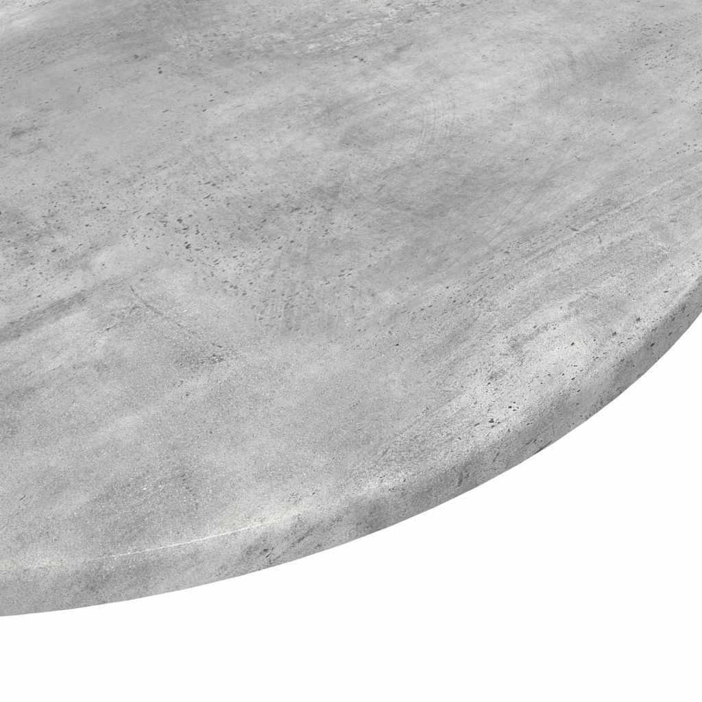 Bordplate Betonggrå Ø 60 x 1,5 cm Konstruert tre