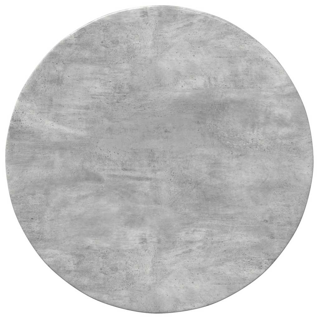 Bordplate Betonggrå Ø 60 x 1,5 cm Konstruert tre
