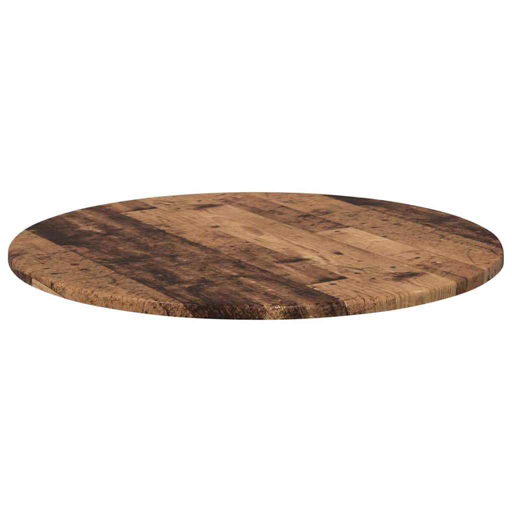 Bordplate Gammelt tre Ø 60 x 1,5 cm Konstruert tre