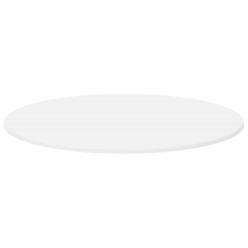 Bordplate Hvit Ø 80 x 1,5 cm Konstruert tre