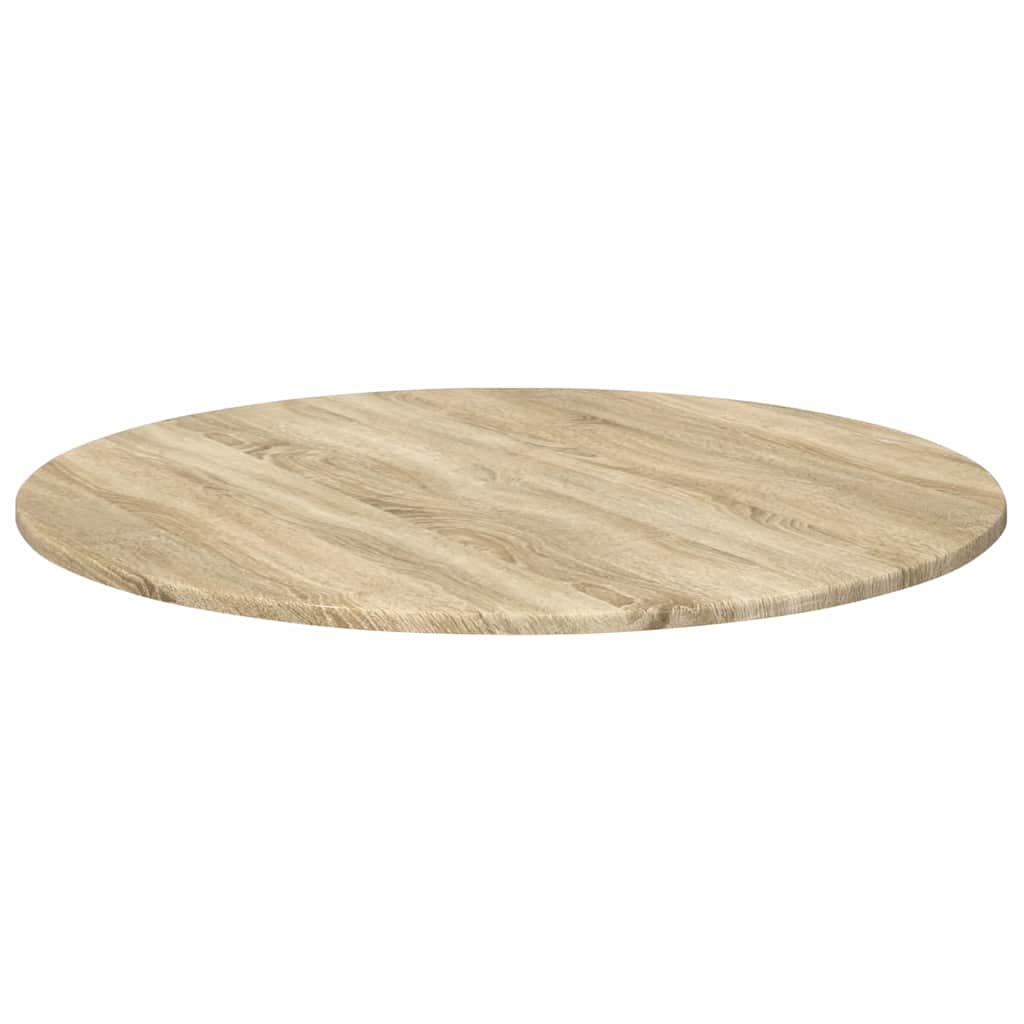 Bordplate Sonoma eik Ø 80 x 1,5 cm Konstruert tre