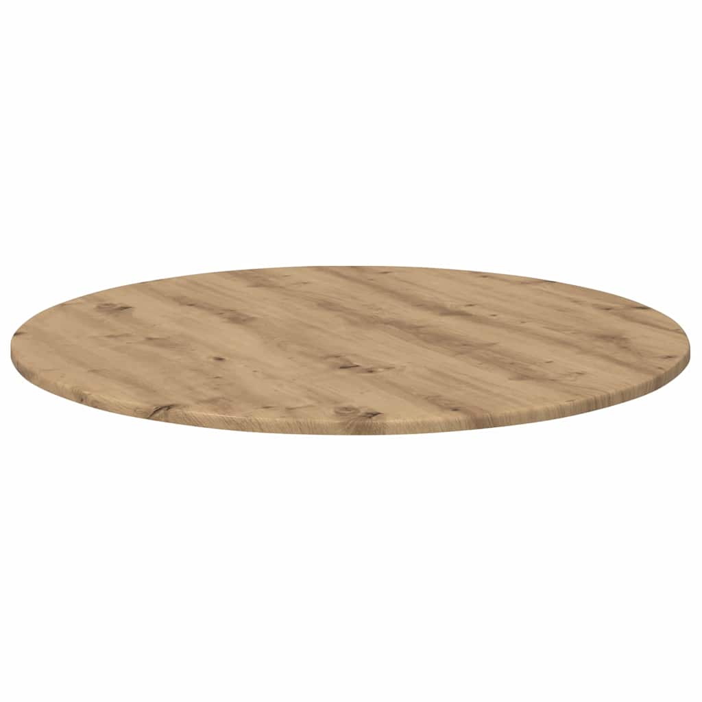 Bordplate artisan eik Ø 80 x 1,5 cm Konstruert tre