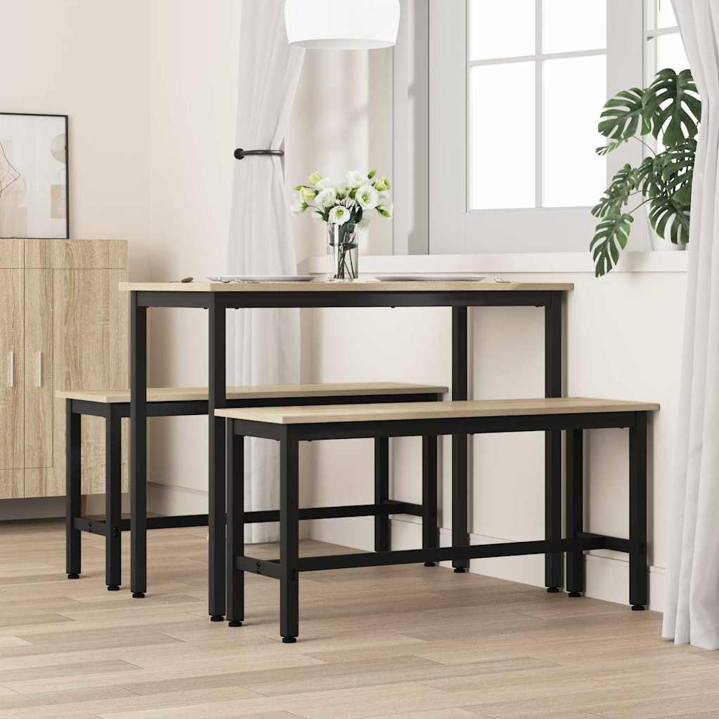 Spisebenk Sonoma eik 100 x 32,5 x 48,5 cm