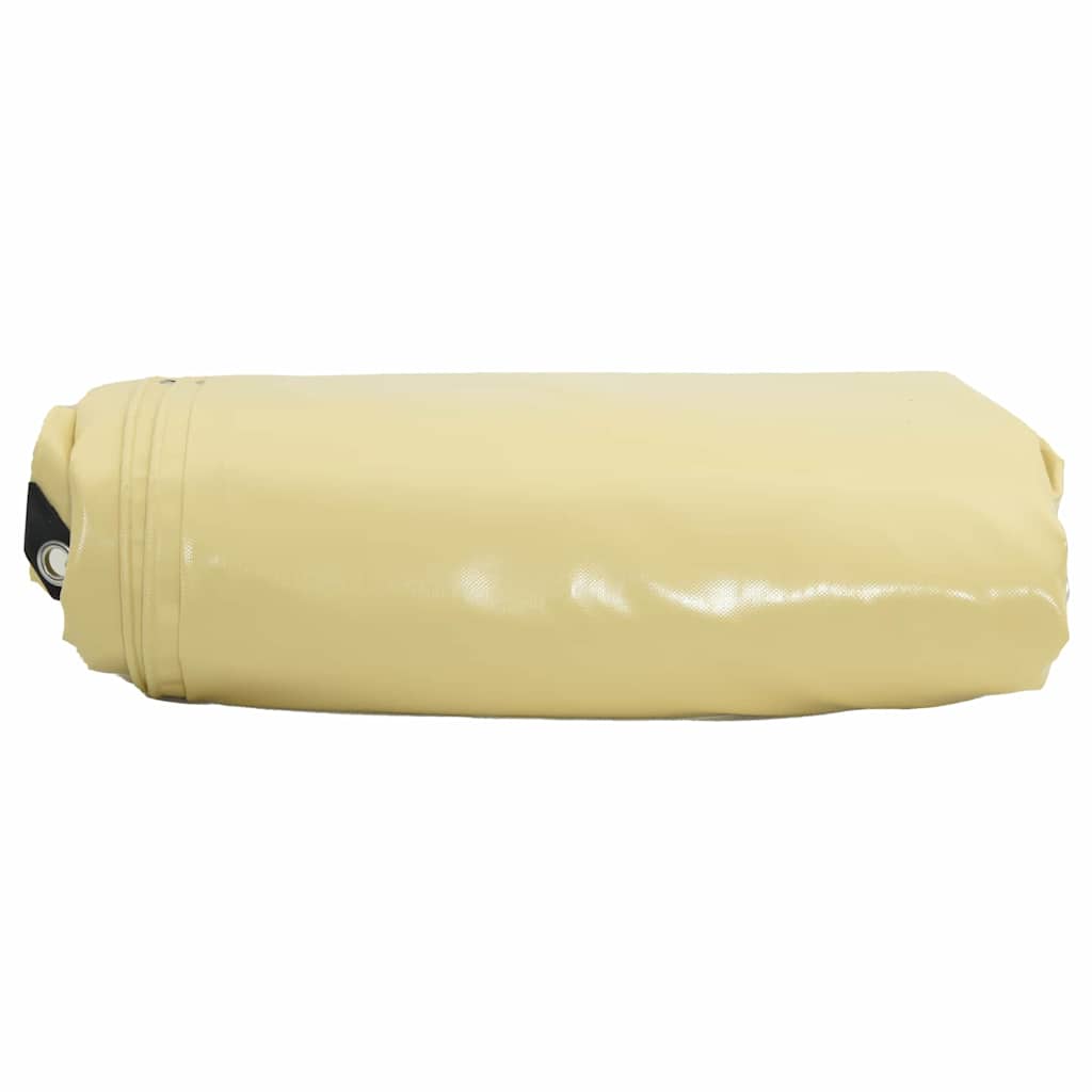 Presenning 650g / m² Beige 3 x 3 m Lerret med PVC-belegg