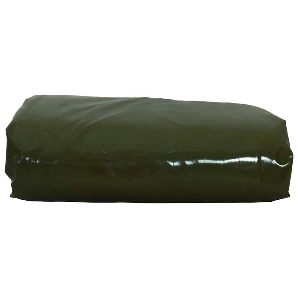 Presenning 650g / m² Olivengrønn 5 x 7 m Lerret med PVC-belegg